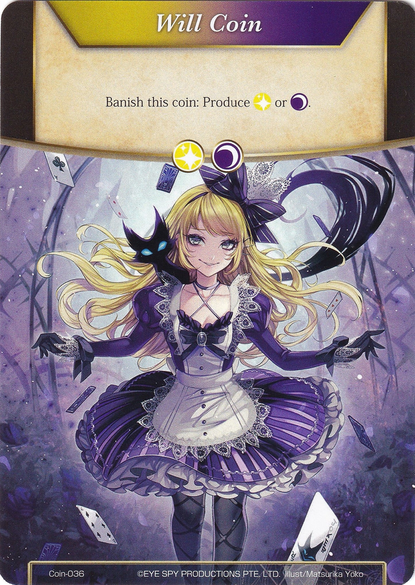 Will Coin - Coin-036 - Dark Alice (0) [AO4] - Force of Will Single