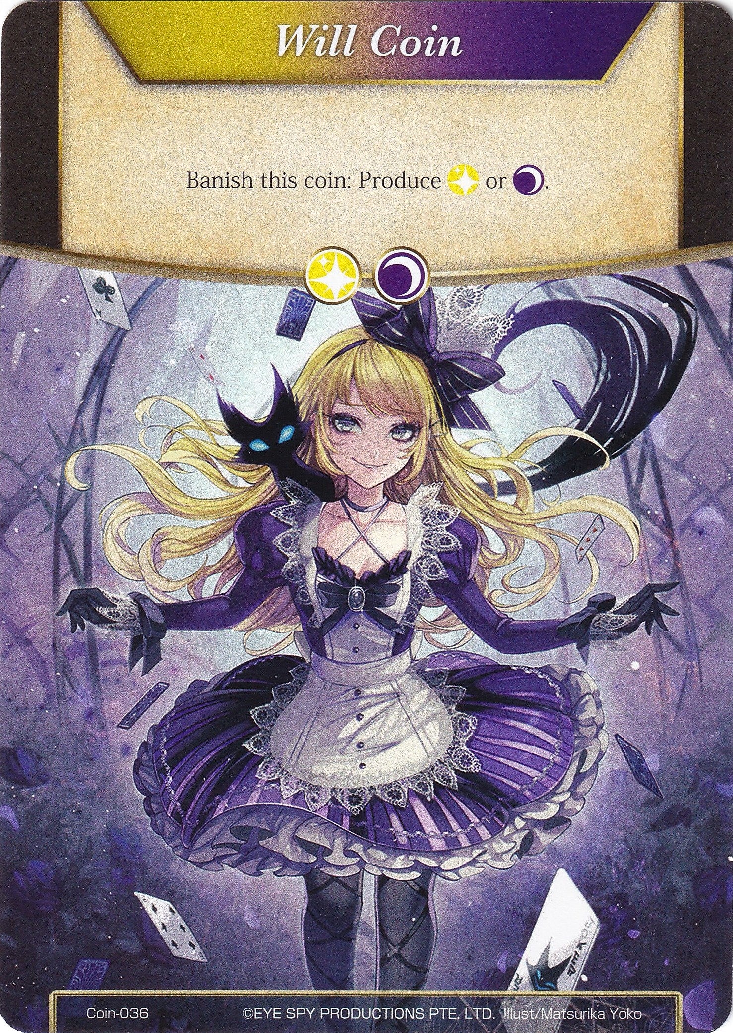 Will Coin - Coin-036 - Dark Alice (0) [AO4] - Force of Will Single