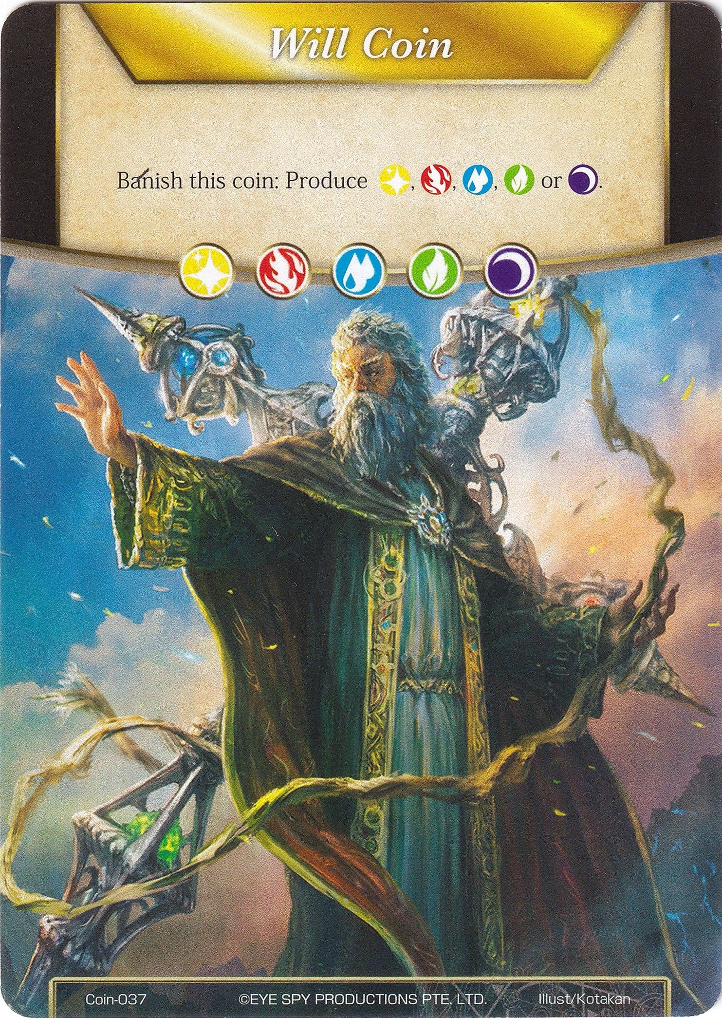 Will Coin - Coin-037 - Magna (0) [AO4] - Force of Will Single