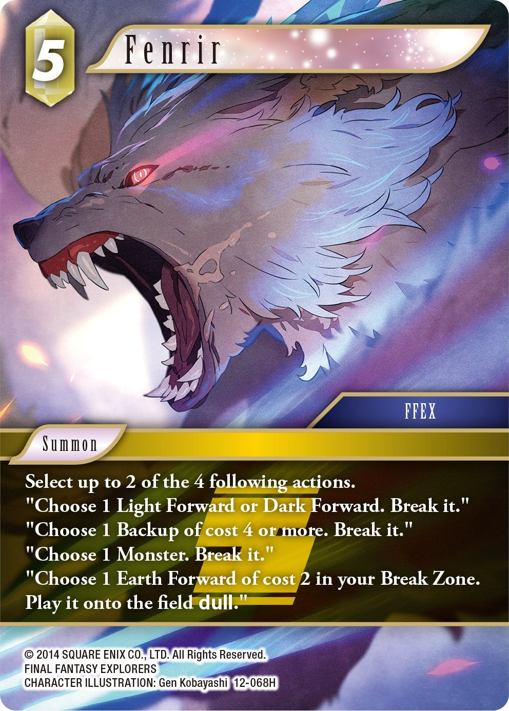 Fenrir (12) [OP12] - Final Fantasy TCG Single
