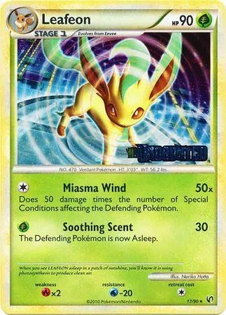 Image for Leafeon - 17/90 (Prerelease) (17/90) (HGSS Promos) - Pokemon