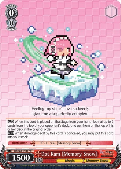 Dot Ram [Memory Snow] (68101) [RZ/S68] - Weiss Schwarz Single
