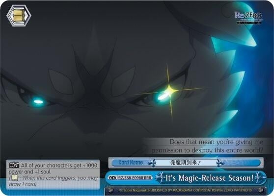 It’s Magic-Release Season! (RRR) (68098) [RZ/S68] - Weiss Schwarz Single