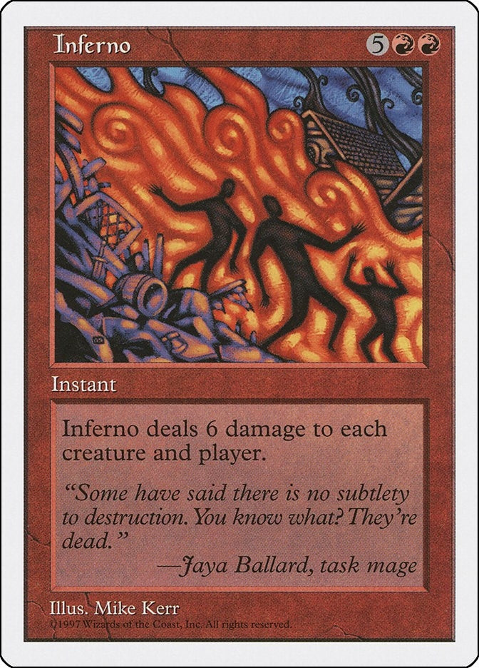Inferno [5ED] - MTG Single