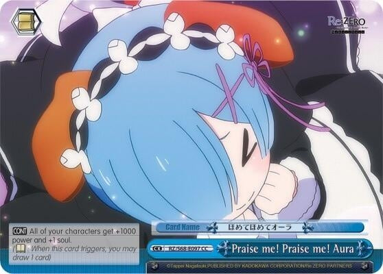 Praise me! Praise me! Aura (68097) [RZ/S68] - Weiss Schwarz Single
