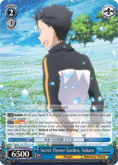 Secret Flower Garden Subaru (68090) [RZ/S68] - Weiss Schwarz Single