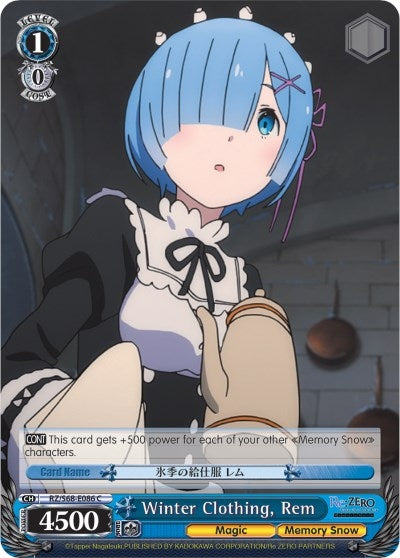 Winter Clothing Rem (68086) [RZ/S68] - Weiss Schwarz Single