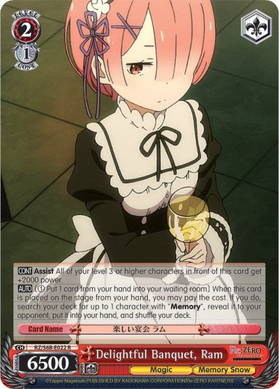 Delightful Banquet Ram (68022) [RZ/S68] - Weiss Schwarz Single