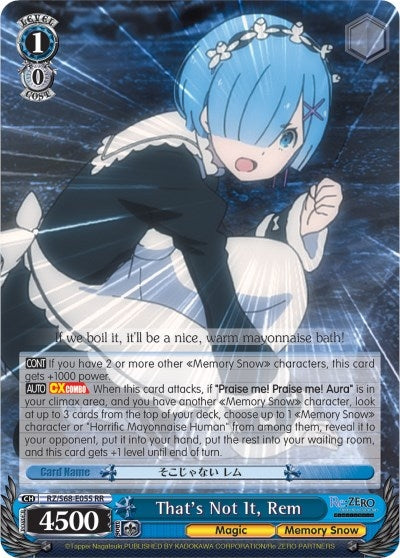 That’s Not It Rem (68055) [RZ/S68] - Weiss Schwarz Single
