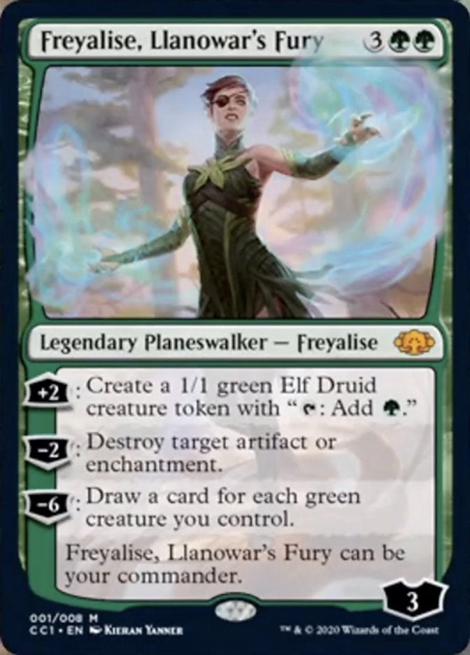 Freyalise Llanowar’s Fury (1) [CC1] - MTG Single