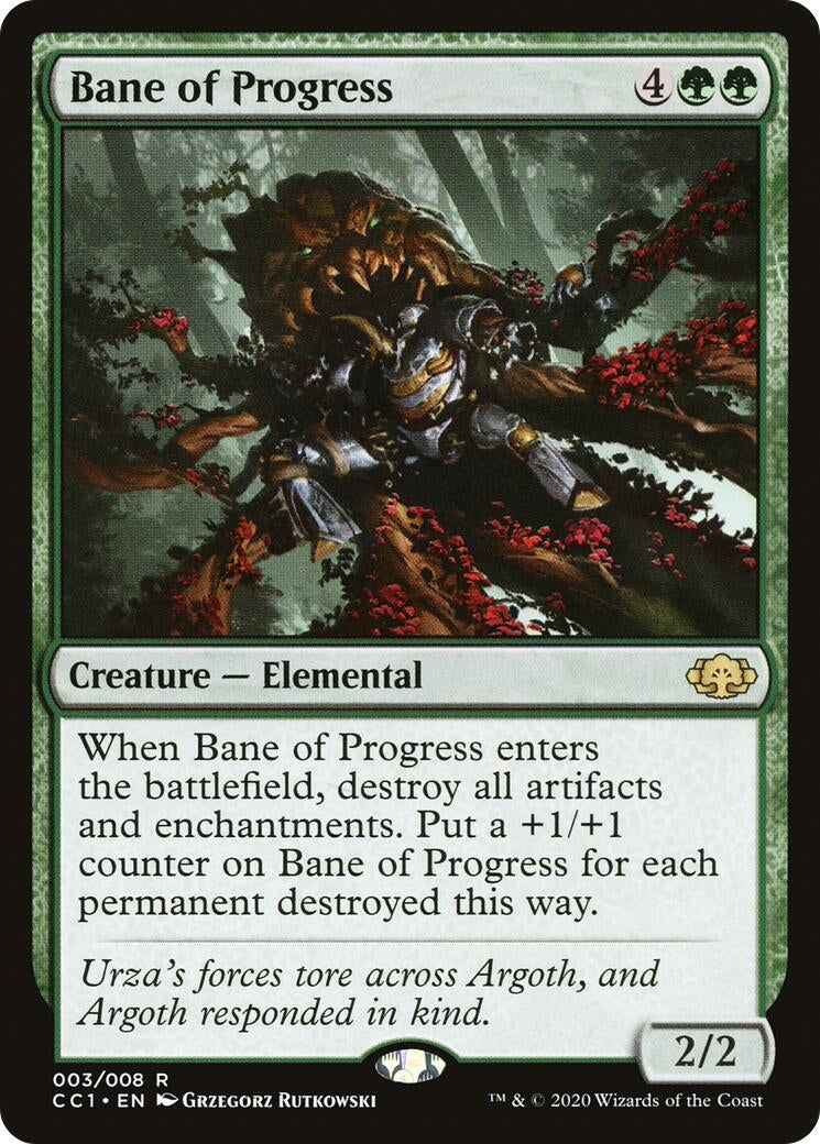 Image for Bane of Progress (3) (Commander Collection: Green) - Magic: The Gathering