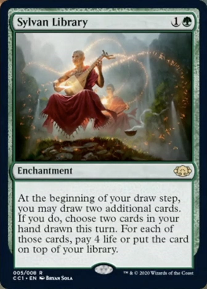Sylvan Library (5) [CC1] - MTG Single