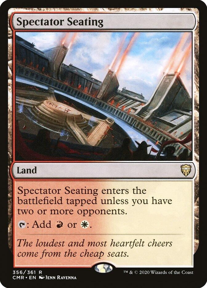 Spectator Seating (356) [CMR] - MTG Single