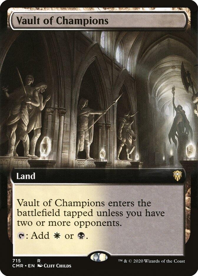 Vault of Champions (Extended Art) (715) [CMR] - MTG Single
