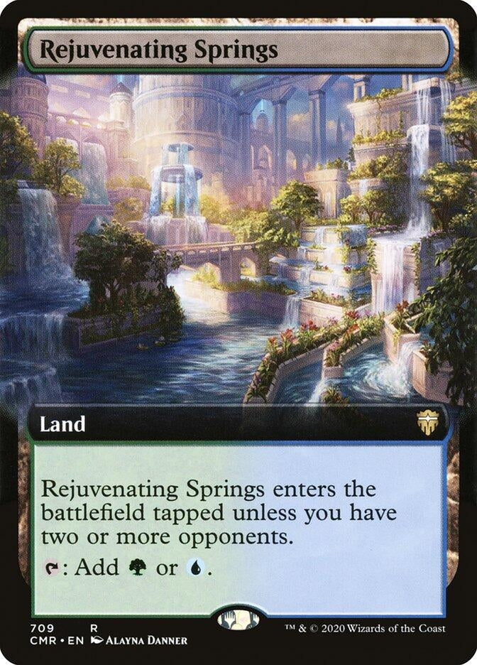 Rejuvenating Springs (Extended Art) (709) [CMR] - MTG Single