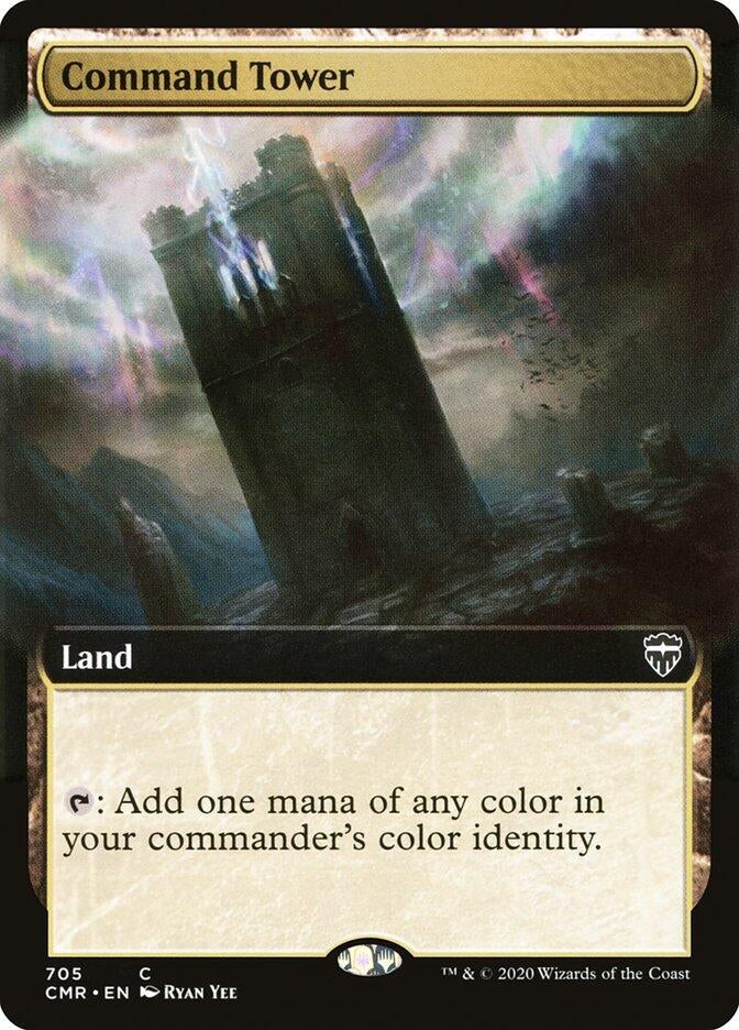 Command Tower (Extended Art) (705) [CMR] - MTG Single