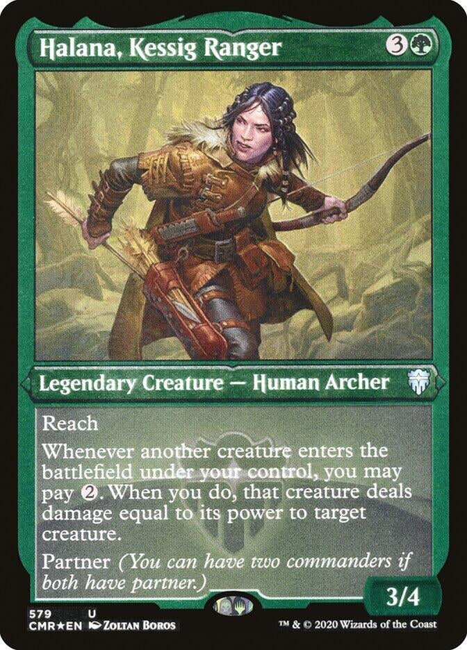 Halana Kessig Ranger (Foil Etched) (579) [CMR] - MTG Single