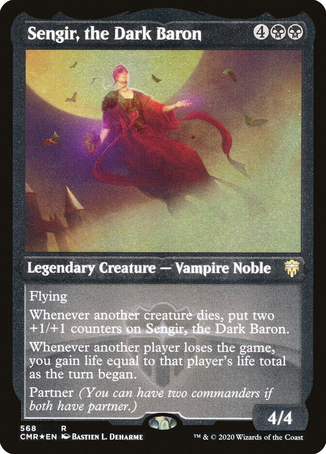 Sengir the Dark Baron (Foil Etched) (568) [CMR] - MTG Single
