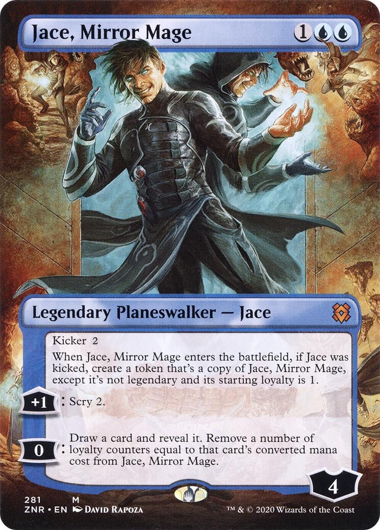 Jace Mirror Mage (Borderless) (281) [ZNR] - MTG Single