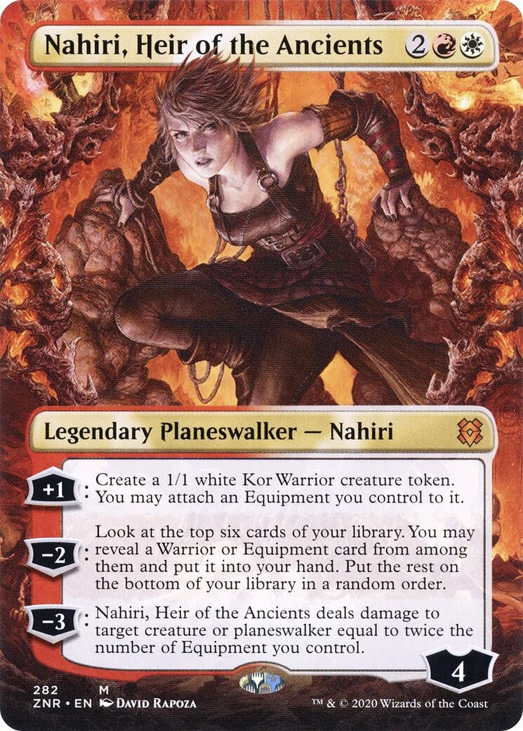 Nahiri Heir of the Ancients (Borderless) (282) [ZNR] - MTG Single
