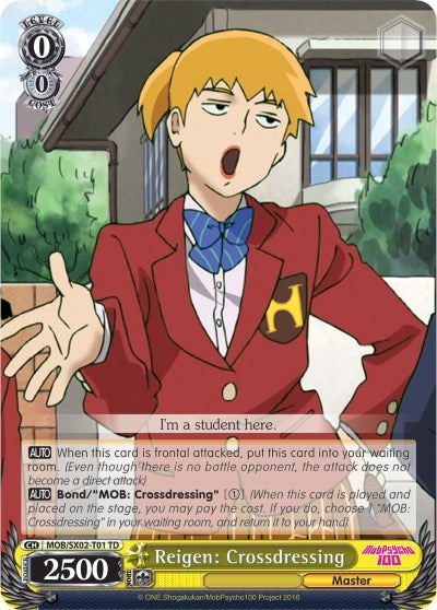 Reigen: Crossdressing (201) [MOB/SX02] - Weiss Schwarz Single