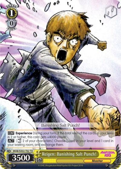 Reigen: Banishing Salt Punch! (202) [MOB/SX02] - Weiss Schwarz Single