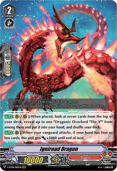 Igniroad Dragon (8009) [V-BT08] - Cardfight Vanguard Single