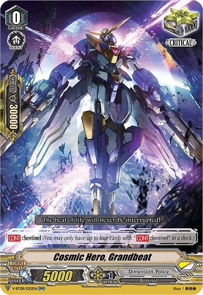 Cosmic Hero Grandbeat (8025) [V-BT08] - Cardfight Vanguard Single