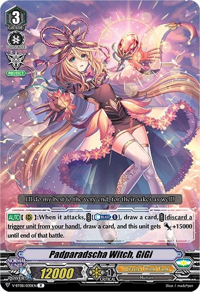 Padparadscha Witch GiGi (8030) [V-BT08] - Cardfight Vanguard Single