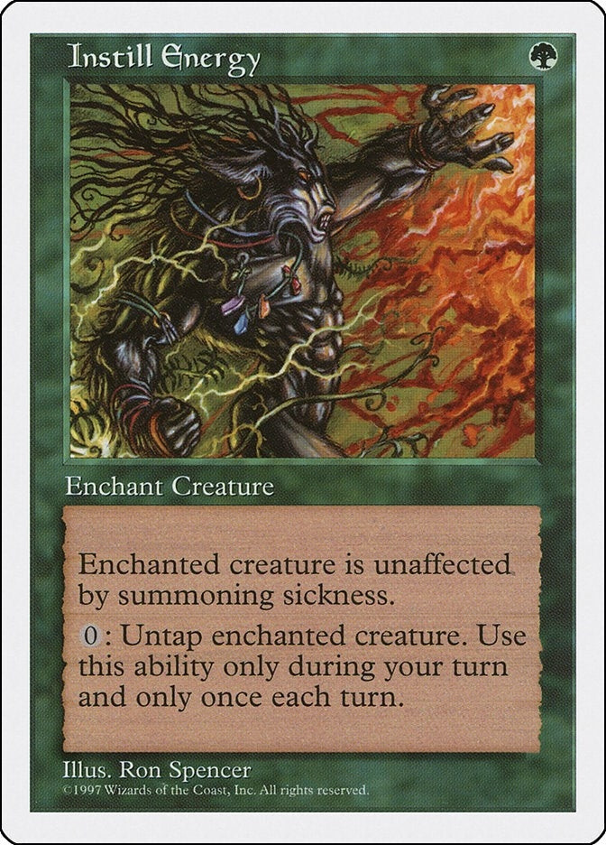 Instill Energy [5ED] - MTG Single