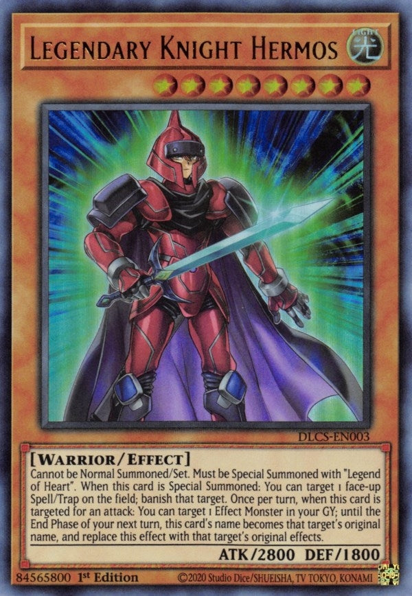 Legendary Knight Hermos (3) (DLCS) - YuGiOh Single