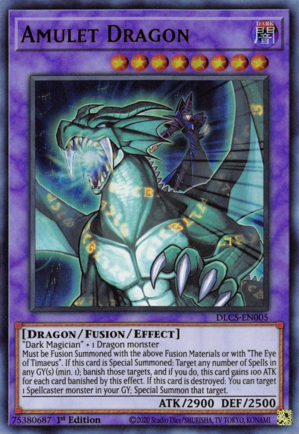 Amulet Dragon (5) (DLCS) - YuGiOh Single