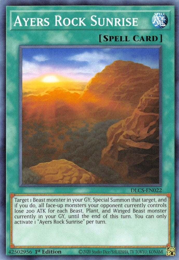 Ayers Rock Sunrise (22) (DLCS) - YuGiOh Single