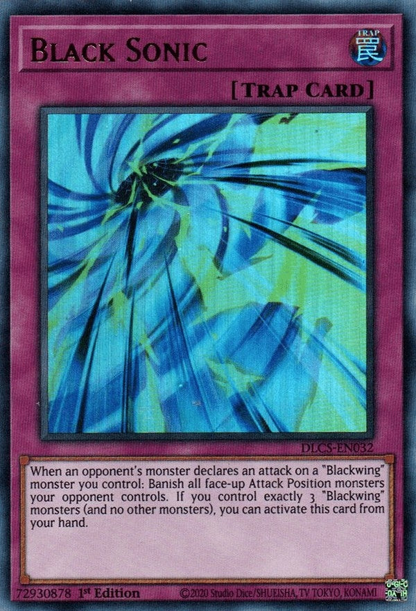 Black Sonic (32) (DLCS) - YuGiOh Single