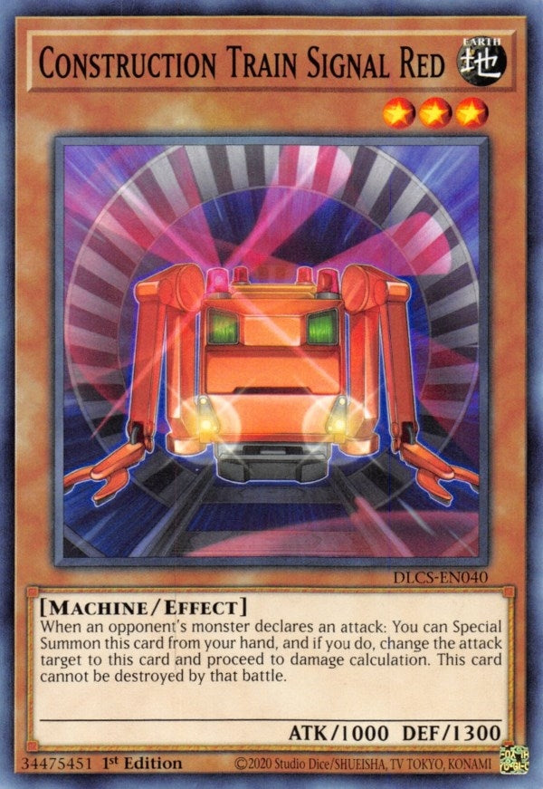 Construction Train Signal Red (40) (DLCS) - YuGiOh Single