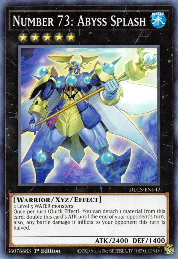 Number 73: Abyss Splash (42) (DLCS) - YuGiOh Single