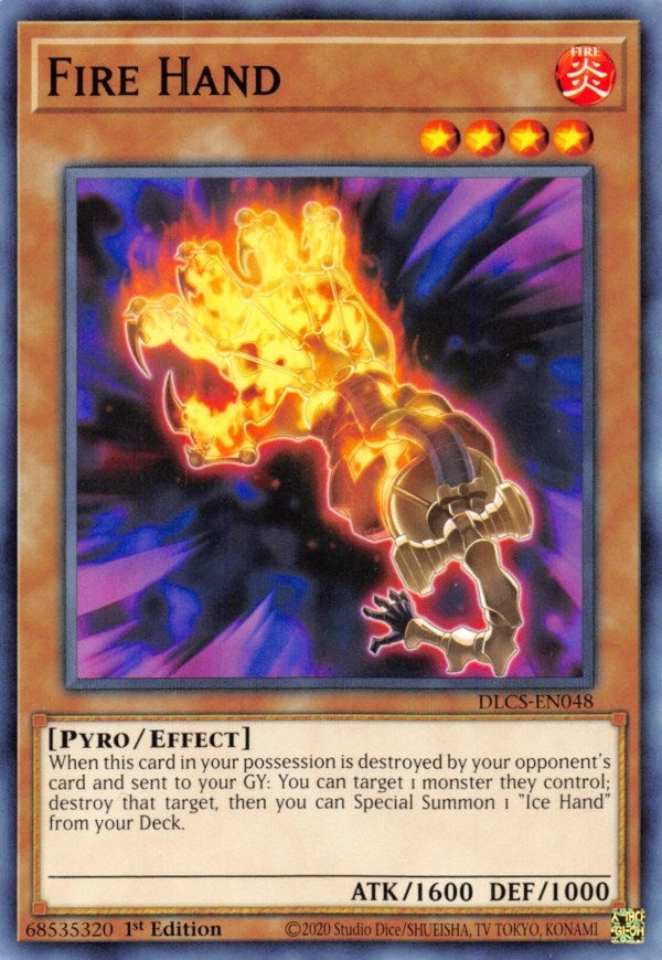 Fire Hand (48) (DLCS) - YuGiOh Single
