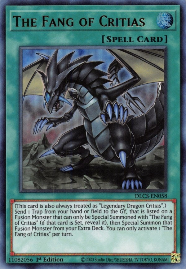 The Fang of Critias (58) (DLCS) - YuGiOh Single