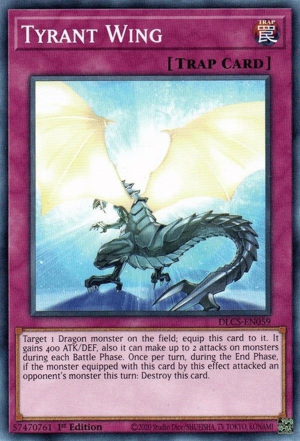 Tyrant Wing (59) (DLCS) - YuGiOh Single