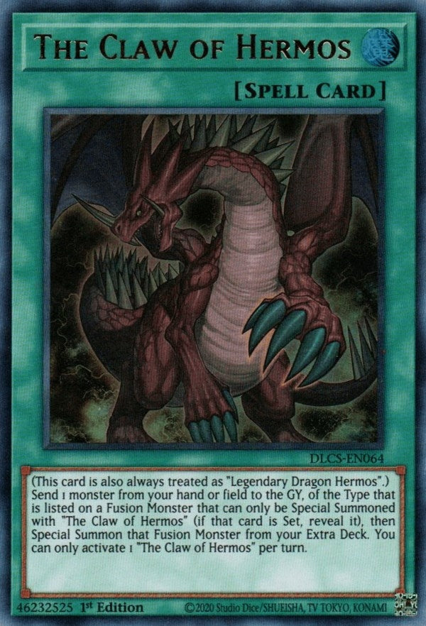 The Claw of Hermos (64) (DLCS) - YuGiOh Single