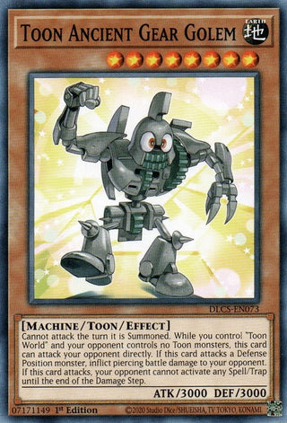 Toon Ancient Gear Golem (73) (DLCS) - YuGiOh Single