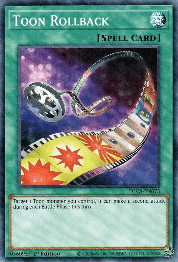 Toon Rollback (75) (DLCS) - YuGiOh Single