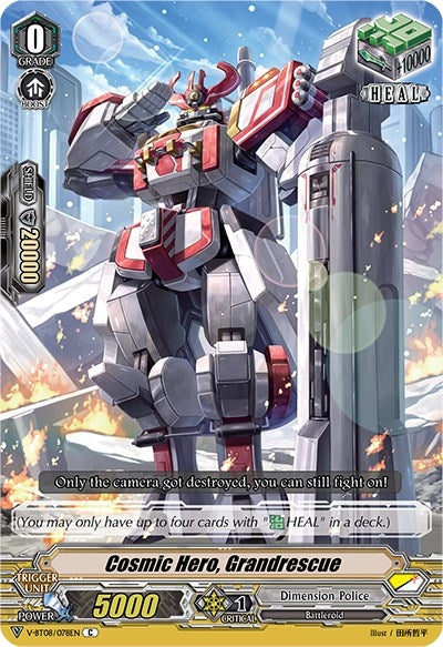 Cosmic Hero Grandrescue (8078) [V-BT08] - Cardfight Vanguard Single