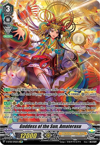 Goddess of the Sun Amaterasu (SP) (806) [V-BT08] - Cardfight Vanguard Single