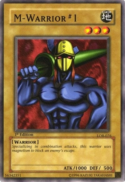 M-Warrior #1 (76) (LOB) - YuGiOh Single