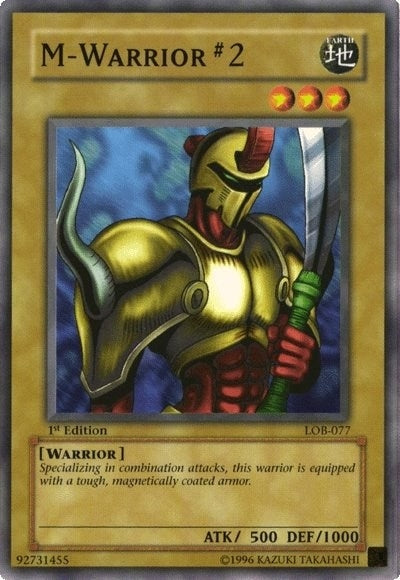 M-Warrior #2 (77) (LOB) - YuGiOh Single