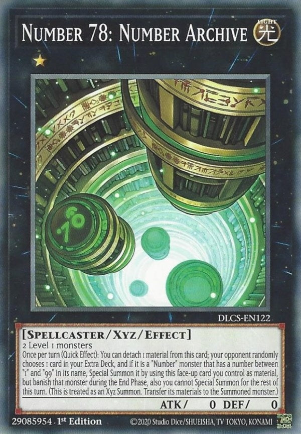 Number 78: Number Archive (122) (DLCS) - YuGiOh Single