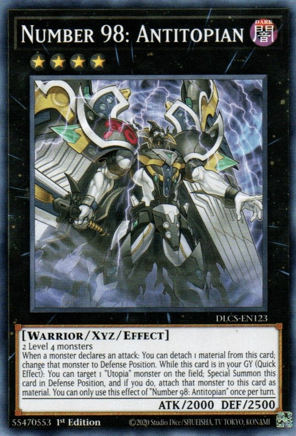 Number 98: Antitopian (123) (DLCS) - YuGiOh Single