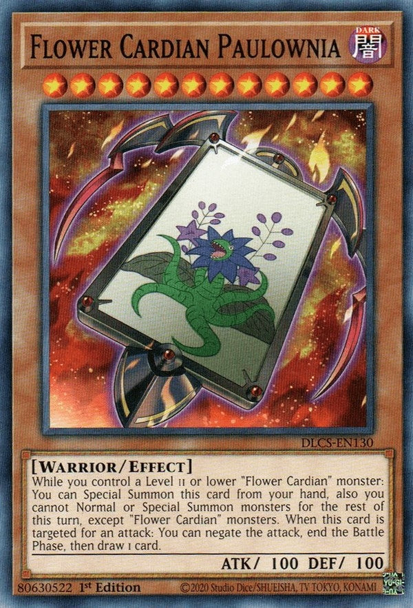 Flower Cardian Paulownia (130) (DLCS) - YuGiOh Single