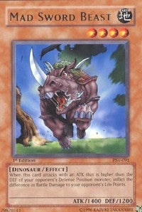 Mad Sword Beast (91) (PSV) - YuGiOh Single